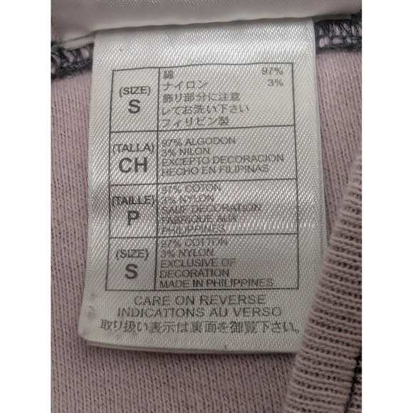 Walt Disney World Minnie Mouse Hoodie Gray Pink Classic Mouse Kids Small S - Picture 9 of 12